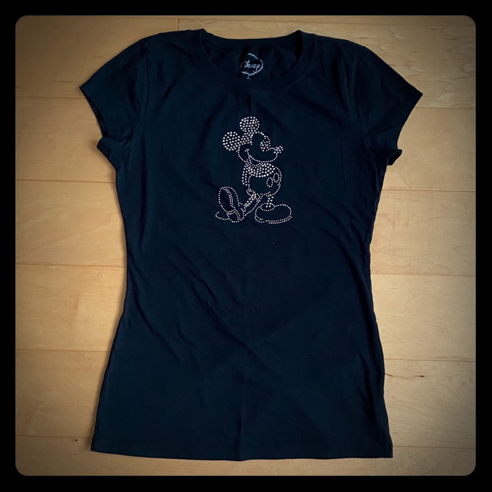 Disney Mickey Mouse Jeweled Cotton Shirt